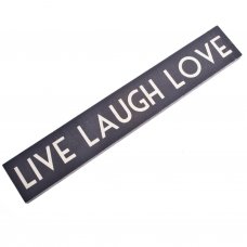 Live, Laugh, Love Wooden Room Sign East of India